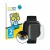 Front side of a product packaging with the brand logo BROTECT. Next to it is the device Fitbit Versa shown with the correspond