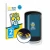 Front side of a product packaging with the brand logo BROTECT. Next to it is the device Garmin Edge Explore 2018 shown with th