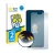 Front side of a product packaging with the brand logo BROTECT. Next to it is the device Xiaomi Mi 8 Lite shown with the corres