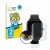 Front side of a product packaging with the brand logo BROTECT. Next to it is the device Huami Amazfit GTS shown with the corre