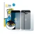 Front side of a product packaging with the brand logo BROTECT. Next to it is the device Apple iPhone SE 3 2022 (Front+Back) sh