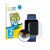 Front side of a product packaging with the brand logo BROTECT. Next to it is the device Xiaomi Poco Watch shown with the corre