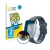 Front side of a product packaging with the brand logo BROTECT. Next to it is the device Hama Fit Watch 4900 shown with the cor