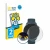 Front side of a product packaging with the brand logo BROTECT. Next to it is the device Huami Amazfit GTR Mini shown with the 