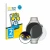 Front side of a product packaging with the brand logo BROTECT. Next to it is the device Huawei Watch 4 Pro shown with the corr