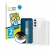 Front side of a product packaging with the brand logo BROTECT. Next to it is the device Samsung Galaxy S23 FE (Front+Back) sho