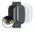 Image of the device Levowatch Doitx 3 with a wide variety of screen protectors.