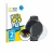 Front side of a product packaging with the brand logo BROTECT. Next to it is the device Hama Smartwatch 7010 shown with the co