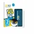 Front side of a product packaging with the brand logo BROTECT. Next to it is the device Huawei Enjoy 80 shown with the corresp