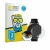 Front side of a product packaging with the brand logo BROTECT. Next to it is the device Xiaomi Watch 5 (47 mm) shown with the 