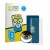 Front side of a product packaging with the brand logo BROTECT. Next to it is the device Motorola Razr Fold shown with the corr