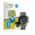 Front side of a product packaging with the brand logo BROTECT. Next to it is the device OnePlus Watch 4 shown with the corresp