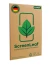 Front side of a product packaging with the brand logo ScreenLeaf