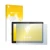 Front side of a product packaging with the brand logo upscreen. Next to it is the device Lenovo Tab M10 TB-X605F shown with th