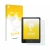 Front side of a product packaging with the brand logo upscreen. Next to it is the device Amazon Kindle Paperwhite 2021 Signatu