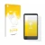 Front side of a product packaging with the brand logo upscreen. Next to it is the device Xiaomi Moaan InkPalm 5 shown with the