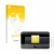 Front side of a product packaging with the brand logo upscreen. Next to it is the device TP-Link M7350 shown with the correspo