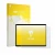 Front side of a product packaging with the brand logo upscreen. Next to it is the device Microsoft Surface Pro 13 2026 shown w