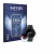Front side of a product packaging with the brand logo Savvies. Next to it is the device Watches (Circular, ø: 46 mm) shown wit