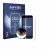 Front side of a product packaging with the brand logo Savvies. Next to it is the device Apple iPhone 7 shown with the correspo