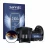 Front side of a product packaging with the brand logo Savvies. Next to it is the device Canon EOS 5D Mark III (top plate displ