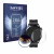 Front side of a product packaging with the brand logo Savvies. Next to it is the device Huawei Watch GT 3 (46 mm) shown with t
