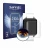 Front side of a product packaging with the brand logo Savvies. Next to it is the device Hero Band III shown with the correspon