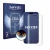 Front side of a product packaging with the brand logo Savvies. Next to it is the device Apple iPhone 14 Pro Max shown with the