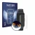 Front side of a product packaging with the brand logo Savvies. Next to it is the device Huawei Band 8 shown with the correspon