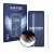 Front side of a product packaging with the brand logo Savvies. Next to it is the device Blackview A200 Pro shown with the corr