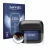 Front side of a product packaging with the brand logo Savvies. Next to it is the device JBL Tour Pro 3 shown with the correspo