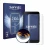 Front side of a product packaging with the brand logo Savvies. Next to it is the device ZTE Blade A35 lite shown with the corr