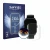 Front side of a product packaging with the brand logo Savvies. Next to it is the device STECEi S68 1.95" shown with the corres