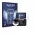 Front side of a product packaging with the brand logo Savvies. Next to it is the device Insta360 Go Ultra shown with the corre