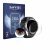 Front side of a product packaging with the brand logo Savvies. Next to it is the device LIGE EF13 1.85" shown with the corresp