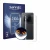 Front side of a product packaging with the brand logo Savvies. Next to it is the device Xiaomi Redmi Note 14 Pro Plus 5G (Back