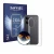 Front side of a product packaging with the brand logo Savvies. Next to it is the device Xiaomi Poco X8 Pro (Back) shown with t