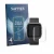 Front side of a product packaging with the brand logo Savvies. Next to it is the device Pebble Time 2 2026 shown with the corr