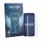 Front side of a product packaging with the brand logo Savvies. Next to it is the device Infinix Note 60 Ultra shown with the c