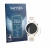 Front side of a product packaging with the brand logo Savvies. Next to it is the device Oppo Watch X3 Mini shown with the corr