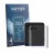 Front side of a product packaging with the brand logo Savvies. Next to it is the device Motorola Razr 70 Ultra (Back display) 