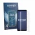 Front side of a product packaging with the brand logo Savvies. Next to it is the device Sony Xperia 1 VIII shown with the corr