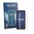 Front side of a product packaging with the brand logo Savvies. Next to it is the device Peaq PSP 500 shown with the correspond