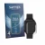 Front side of a product packaging with the brand logo Savvies. Next to it is the device Reflex Active Venture 400 S XL AMOLED 