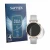 Front side of a product packaging with the brand logo Savvies. Next to it is the device Huawei Watch GT 7 (41 mm) shown with t