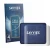 Front side of a product packaging with the brand logo Savvies. Next to it is the device Apple iPhone Duo (Inner display) shown