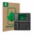 Front side of a product packaging with the brand logo ScreenLeaf. Next to it is the device Nintendo DS LITE shown with the cor