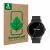 Front side of a product packaging with the brand logo ScreenLeaf. Next to it is the device Watches (Circular, ø: 39 mm) shown 
