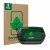 Front side of a product packaging with the brand logo ScreenLeaf. Next to it is the device Bosch Nyon 2014 shown with the corr