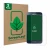 Front side of a product packaging with the brand logo ScreenLeaf. Next to it is the device Samsung Galaxy S5 Neo shown with th